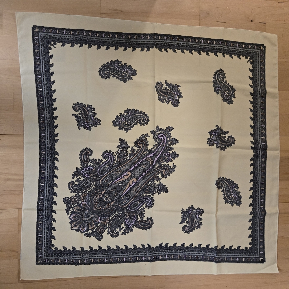Paisley Square Bandanna Scarf